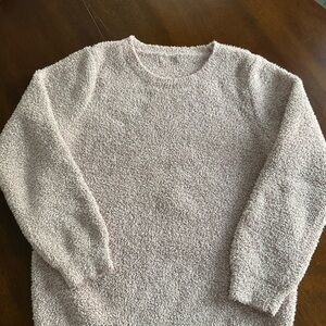 Barefoot Dreams Pink Crew Neck Sweater